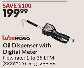 Princess Auto Oil Dispenser with Digital Meter offer
