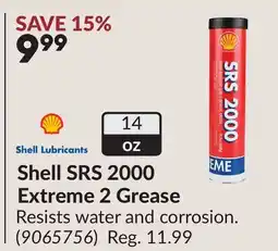 Princess Auto Shell SRS 2000 Extreme 2 Grease offer