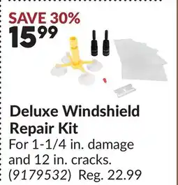 Princess Auto Deluxe Windshield Repair Kit offer
