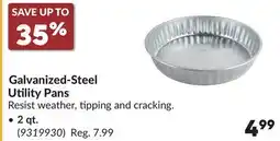 Princess Auto Galvanized-Steel Utility Pans 2 qt offer