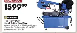 Princess Auto 7 in. Heavy Duty Metal-Cutting Band Saw offer