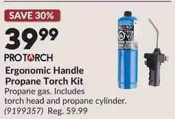 Princess Auto Ergonomic Handle Propane Torch Kit offer