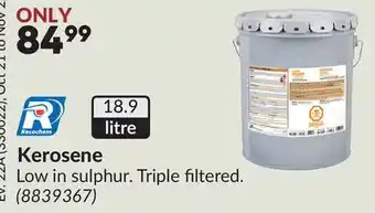 Princess Auto Kerosene offer