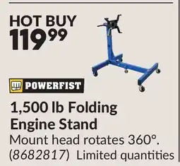 Princess Auto 1,500 lb Folding Engine Stand offer