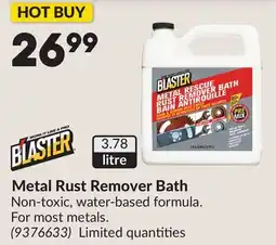 Princess Auto Metal Rust Remover Bath offer