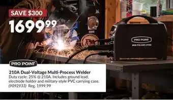 Princess Auto 210A Dual-Voltage Multi-Process Welder offer