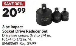 Princess Auto 3 pc Impact Socket Drive Reducer Set offer