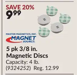 Princess Auto 5 pk 3/8 in. Magnetic Discs offer