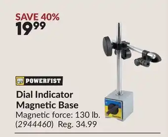 Princess Auto Dial Indicator Magnetic Base offer