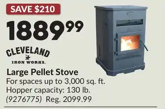 Princess Auto Large Pellet Stove offer