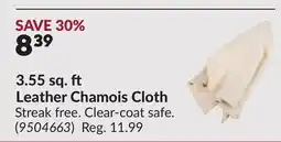 Princess Auto 3.55 sq. Leather Chamois Cloth offer