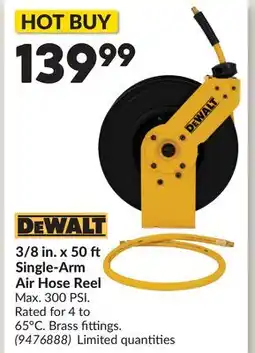 Princess Auto 3/8 in. x 50 Single-Arm Air Hose Reel offer