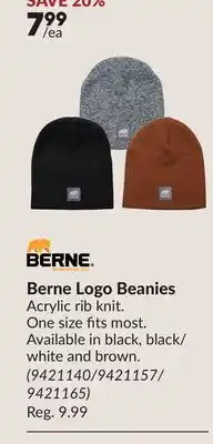 Princess Auto Berne Logo Beanies offer