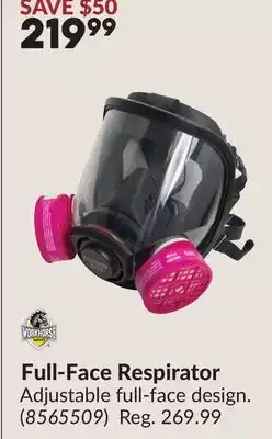 Princess Auto Full-Face Respirator offer