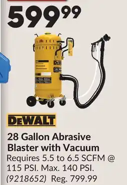 Princess Auto 28 Gallon Abrasive Blaster with Vacuum offer