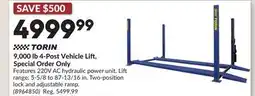 Princess Auto 9,000 lb 4-Post Vehicle Lift, Special Order Only offer