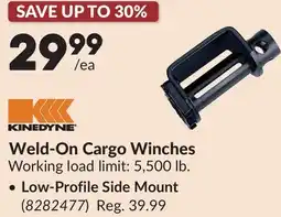 Princess Auto Weld-On Cargo Winches Low-Profile Side Mount offer