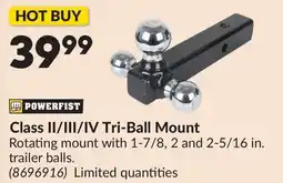 Princess Auto Class II/III/IV Tri-Ball Mount offer