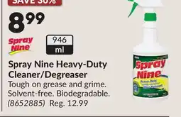 Princess Auto Spray Nine Heavy-Duty Cleaner/Degreaser offer