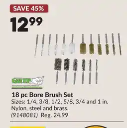 Princess Auto 18 pc Bore Brush Set offer