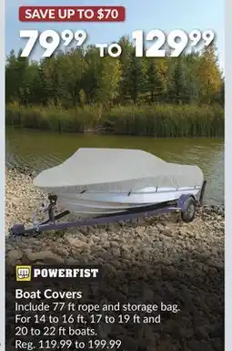 Princess Auto Boat Covers offer