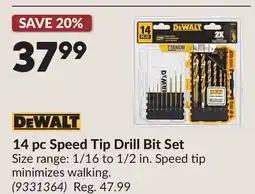 Princess Auto 14 pc Speed Tip Drill Bit Set offer