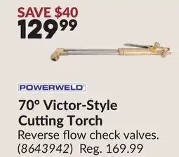 Princess Auto 70° Victor-Style Cutting Torch offer
