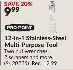 Princess Auto 12-in-1 Stainless-Steel Multi-Purpose Tool offer