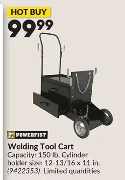 Princess Auto Welding Tool Cart offer