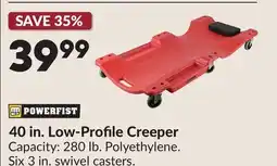 Princess Auto 40 in. Low-Profile Creeper offer