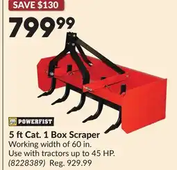 Princess Auto 5 ftCat. 1 Box Scraper offer