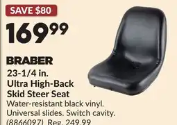 Princess Auto 23-1/4 in. Ultra High-Back Skid Steer Seat offer