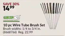 Princess Auto 10 pc Wire Tube Brush Set offer