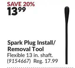Princess Auto Spark Plug Install/ Removal Tool offer