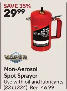 Princess Auto Non-Aerosol Spot Sprayer offer