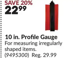 Princess Auto 10 in. Profile Gauge offer