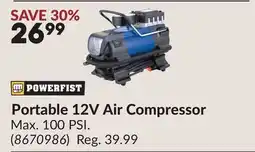 Princess Auto Portable 12V Air Compressor offer