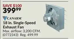 Princess Auto 18 in. Single-Speed Exhaust Fan offer