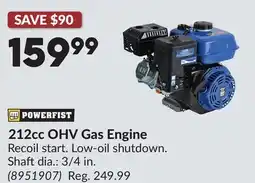 Princess Auto 212cc OHV Gas Engine offer