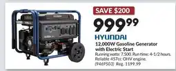 Princess Auto 12,000W Gasoline Generator with Electric Start offer