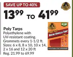 Princess Auto Poly Tarps offer