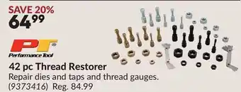 Princess Auto 42 pc Thread Restorer offer