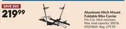 Princess Auto Aluminum Hitch Mount Foldable Bike Carrier offer