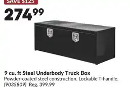 Princess Auto 9 cu. ft Steel Underbody Truck Box offer