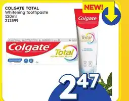 Rossy COLGATE TOTAL Whitening toothpaste offer