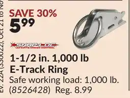 Princess Auto 1-1/2 in. 1,000 lb E-Track Ring offer