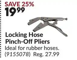 Princess Auto Locking Hose Pinch-Off Pliers offer