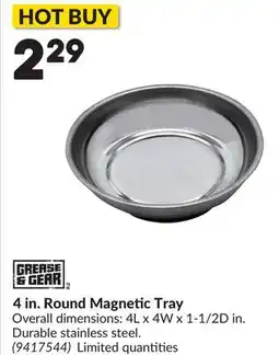 Princess Auto 4 in. Round Magnetic Tray offer