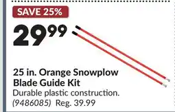 Princess Auto 25 in. Orange Snowplow Blade Guide Kit offer