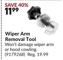 Princess Auto Wiper Arm Removal Tool offer
